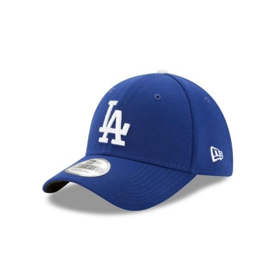 Blue Los Angeles Dodgers Hat - New Era MLB Team Classic 39THIRTY Stretch Fit Caps USA9652143